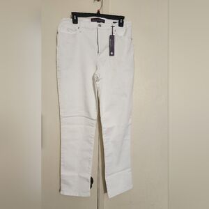 NWT Gloria Vanderbilt White Pants Size 12